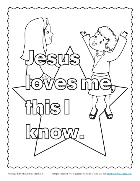 Free Jesus Coloring Pages For Kids