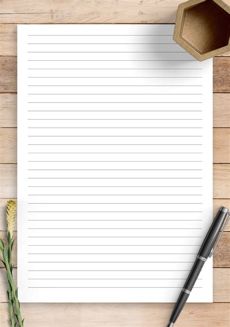 Free Lined Paper Templates Gallery Image 9