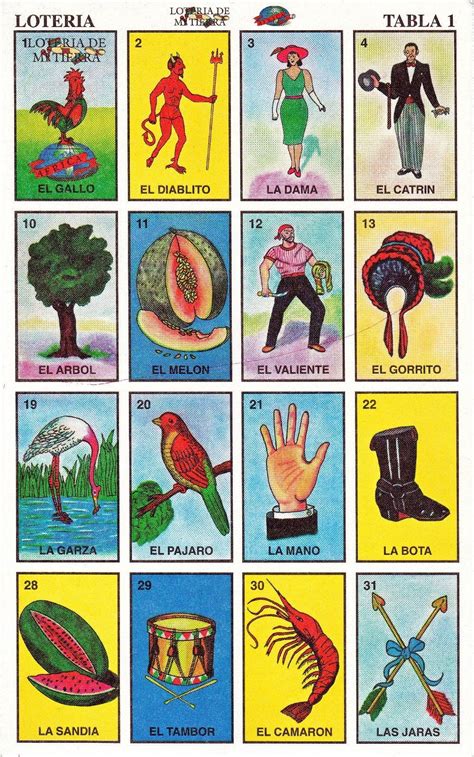 Free Loteria Card Designs Image 10