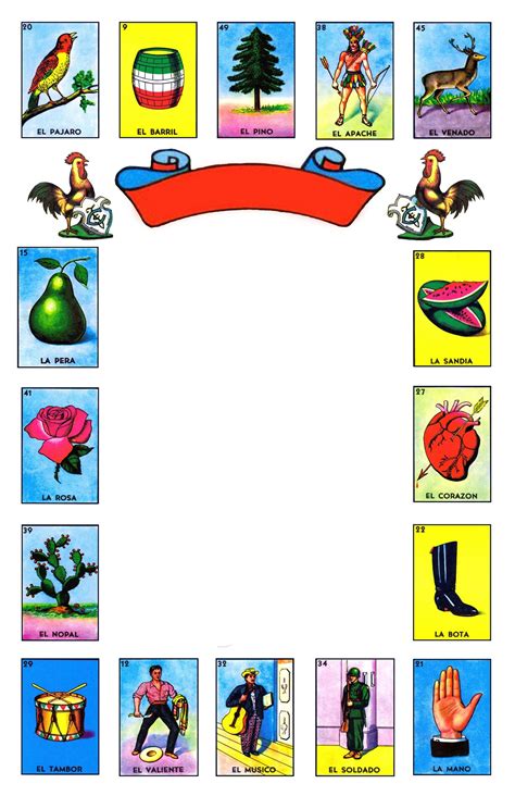 Free Loteria Card Templates Image 3