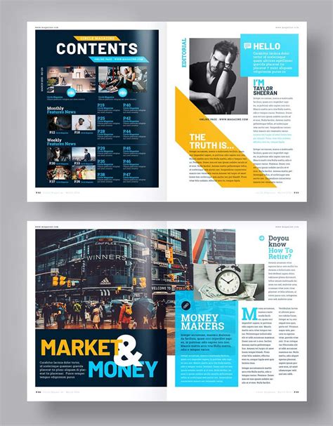 Free Magazine Design Templates