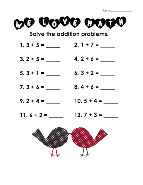 Free Math Printables for Kids