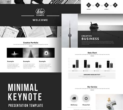 Free Minimal Keynote Templates