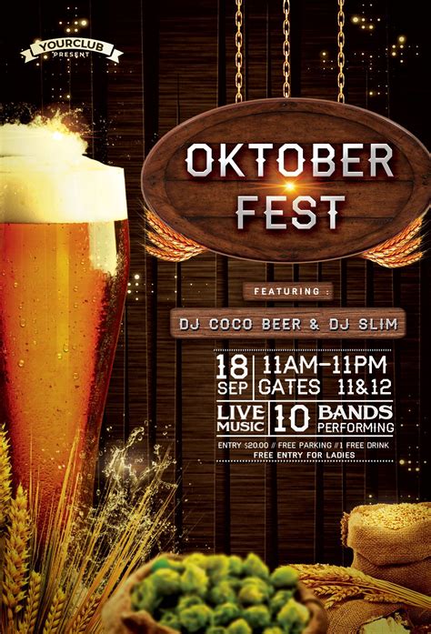 Free Oktoberfest Flyer Templates