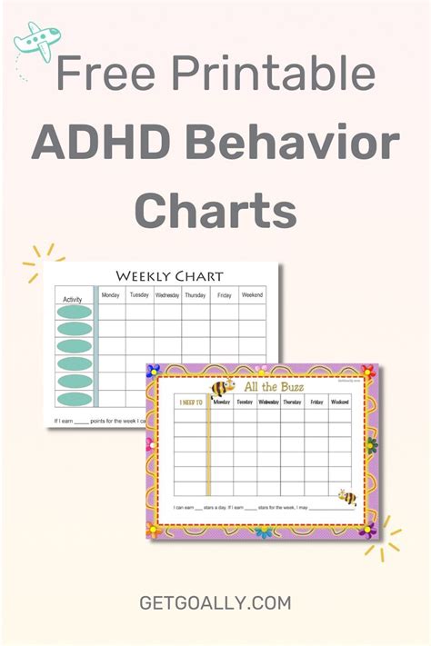 Free Printable ADHD Behavior Charts