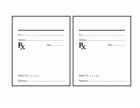 Benefits of Using Printable Blank Prescription Label Templates