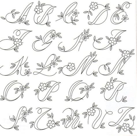 Free Printable Hand Embroidery Alphabet Patterns 2