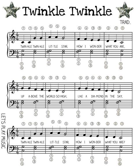 Free Printable Piano Sheet Music For Kids