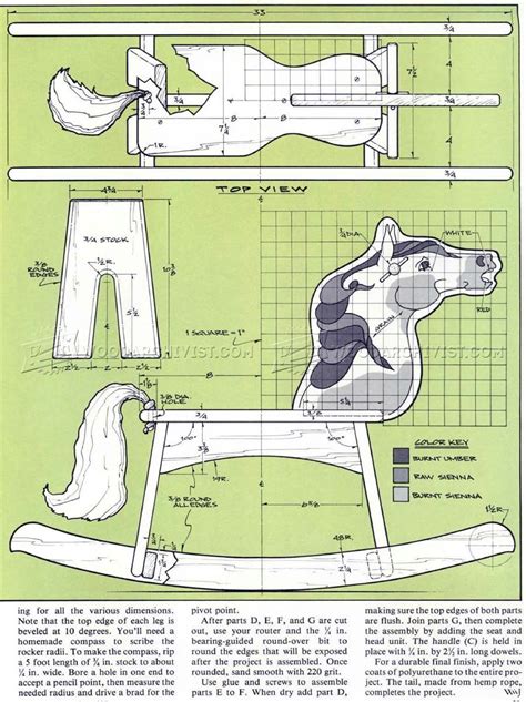 Free Printable Rocking Horse Plans