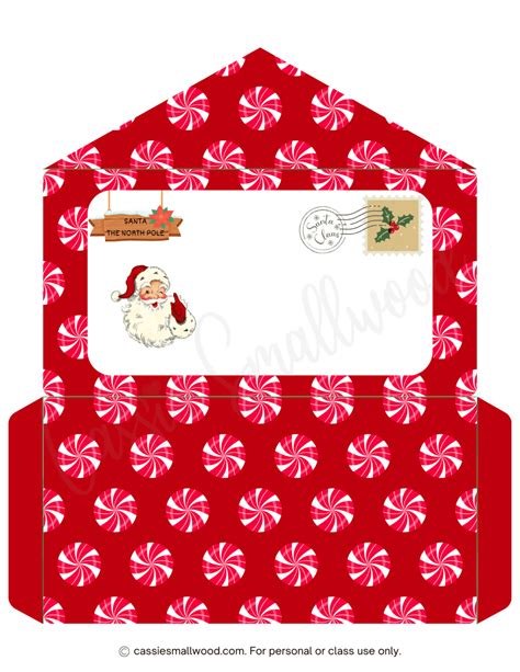 Free Printable Santa Envelopes