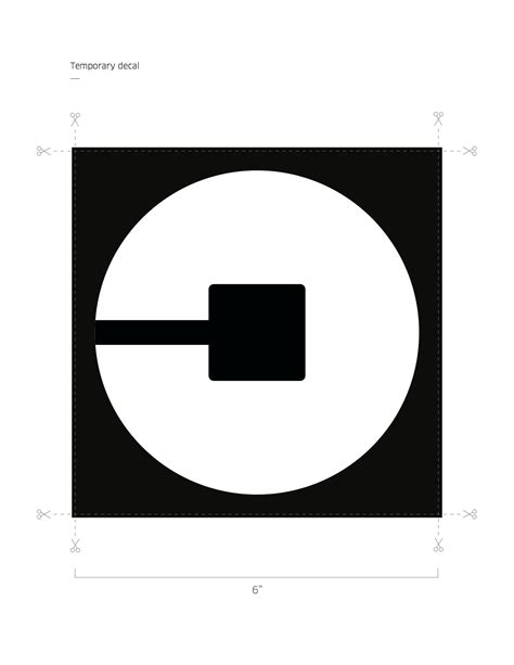 Free Printable Uber Sticker