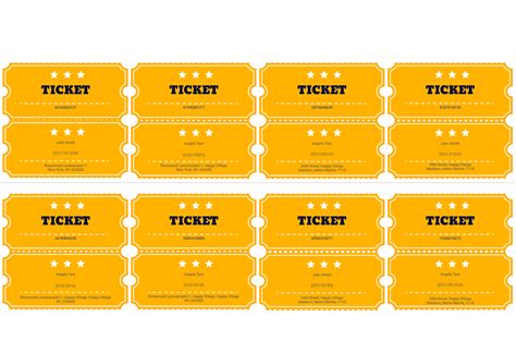 5 Free Raffle Ticket Templates to Download