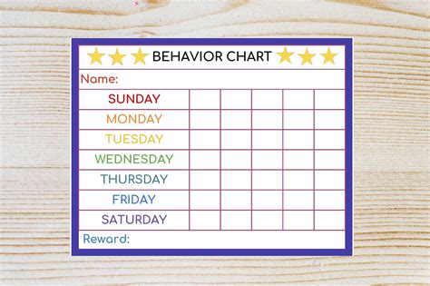 Free sticker charts for behavior