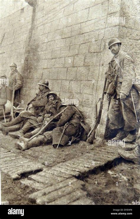 French soldiers at rest