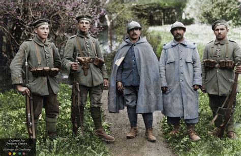 French soldiers at the front