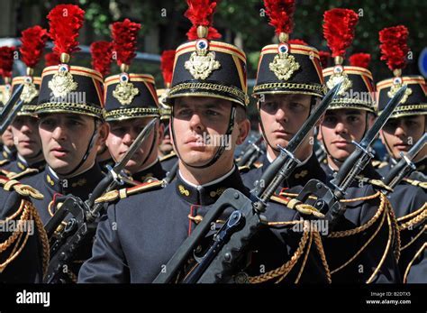 French soldiers marching