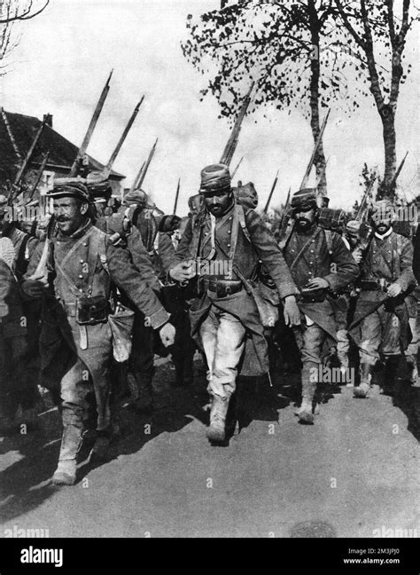 French soldiers on the march