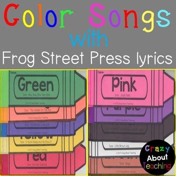 Frog Street Press Songs Printables Benefits