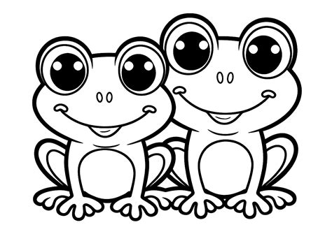 Froggy Fun coloring pages for kids