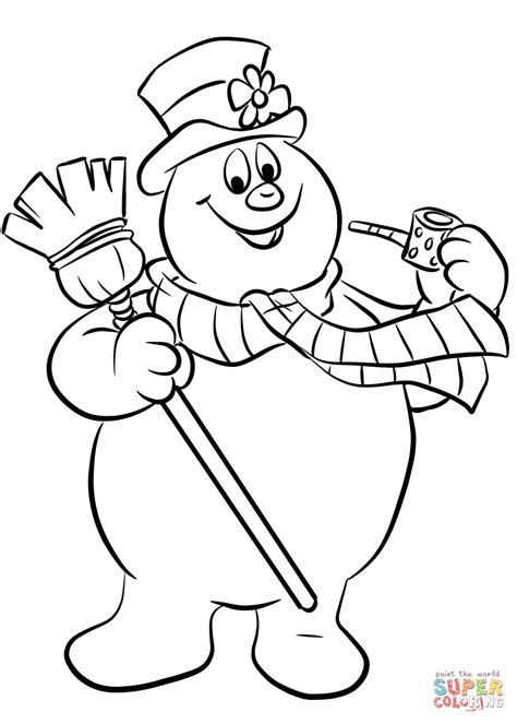 Frosty the Snowman Printable