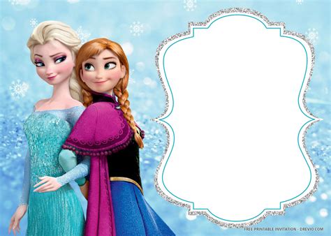 Frozen Birthday Card Design