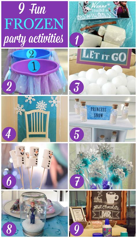 Frozen Birthday Party Activities