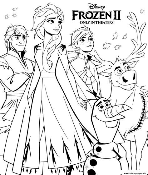 Frozen Coloring Page