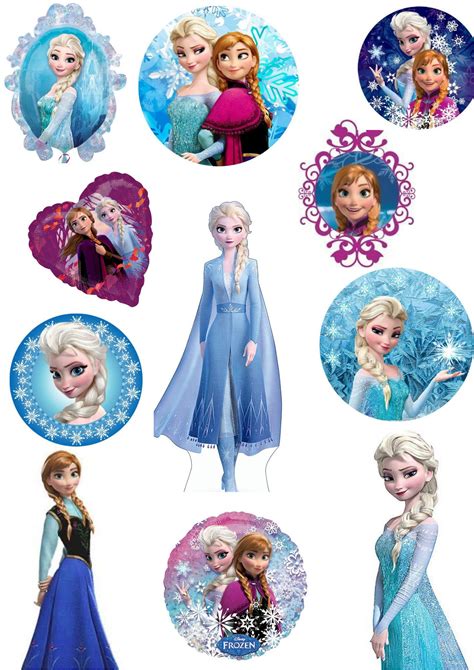 Frozen Elsa Disney printable stickers