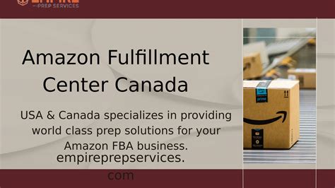 Fulfillment Centers in Canada