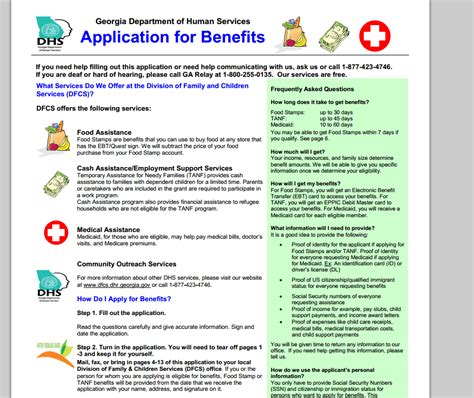 Fulton County GA Food Stamp Benefits