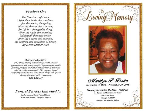 Funeral Home Obituary Online