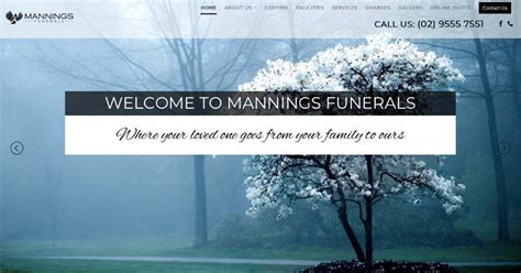 Funeral home websites