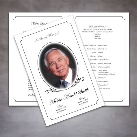 Funeral Order of Service Templates Image 2