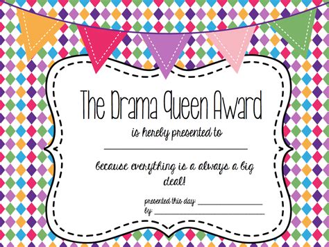 Funny Award Templates Download