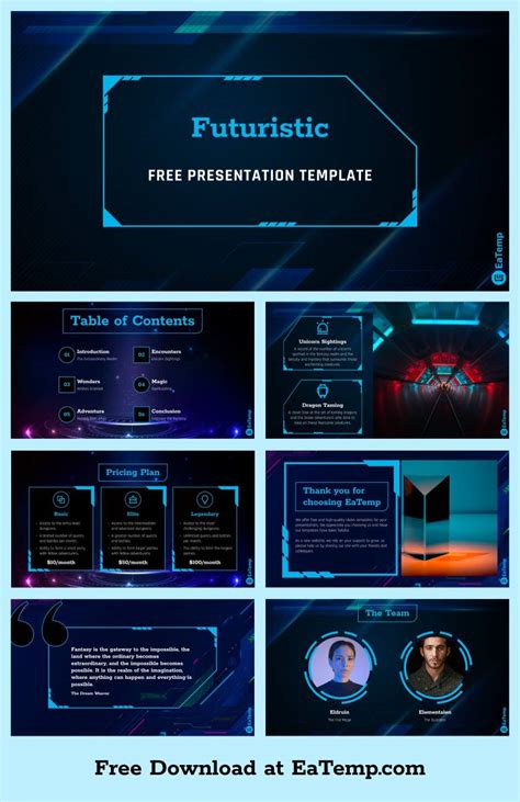 Futuristic PPT Template 2