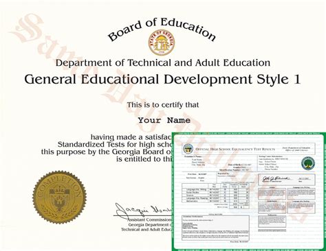 GED Transcript Design