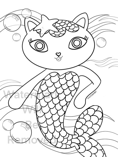 Gabby Dollhouse Coloring Page