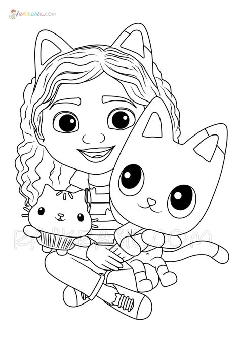 Gabby Dollhouse Coloring Pages