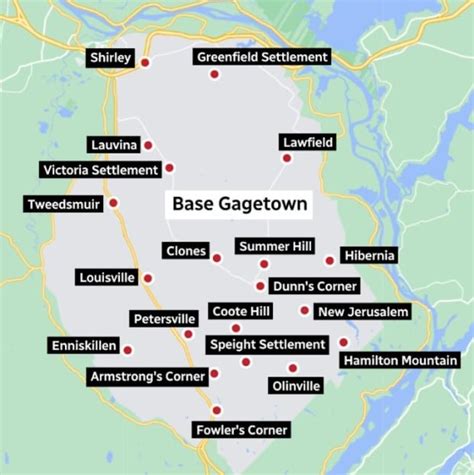 Gagetown Map