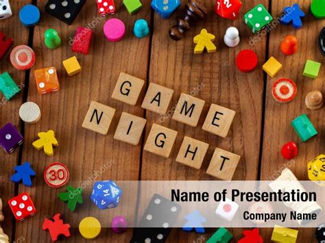 Game Night PowerPoint Template Free Download