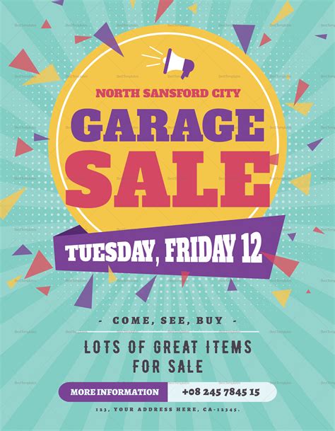 Garage Sale Flyer Template Download