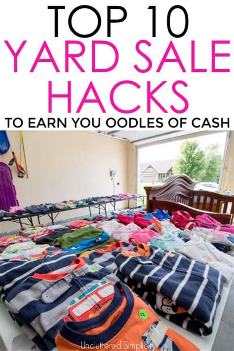 Garage Sale Tips