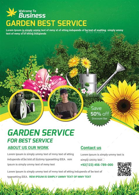 Gardening Flyer Template in Word