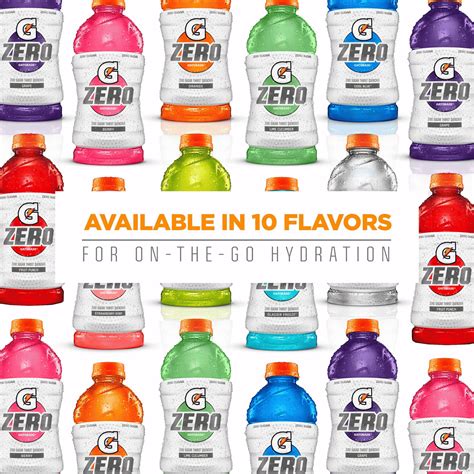 Gatorade Zero Berry Powder Flavors