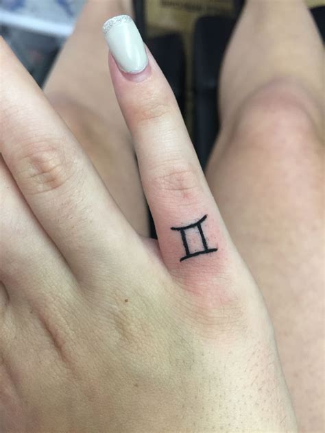 Gemini Symbol Tattoo Placement