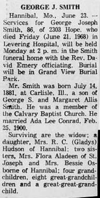 Genealogy Obituaries