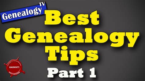 Genealogy Research Tips