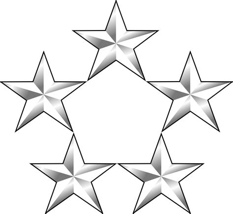 General of the Army star rank insignia