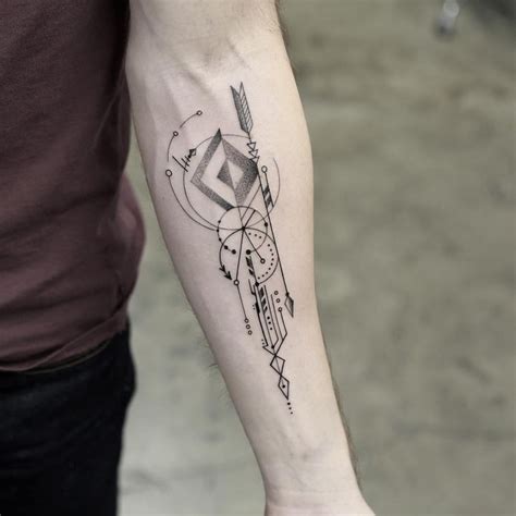 Geometric Forearm Tattoos