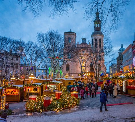 German Christmas Market Food in Quebec